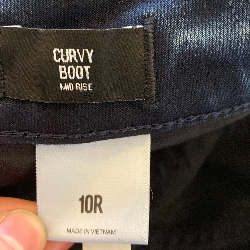 Express Curvy Boot Cut High Rise Jeans